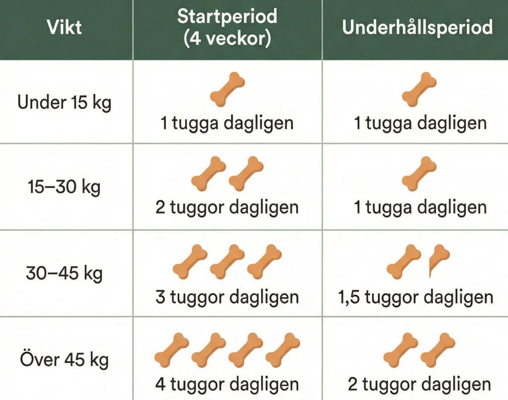 WEEM Skin & Coat Chews — Stöd för hud och päls hos hundar