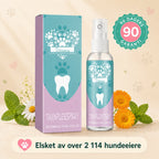 Tannpleiespray til hund