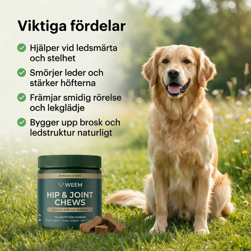 Ledtillskott Din Hunds Rörlighet, Komfort & Livsglädje