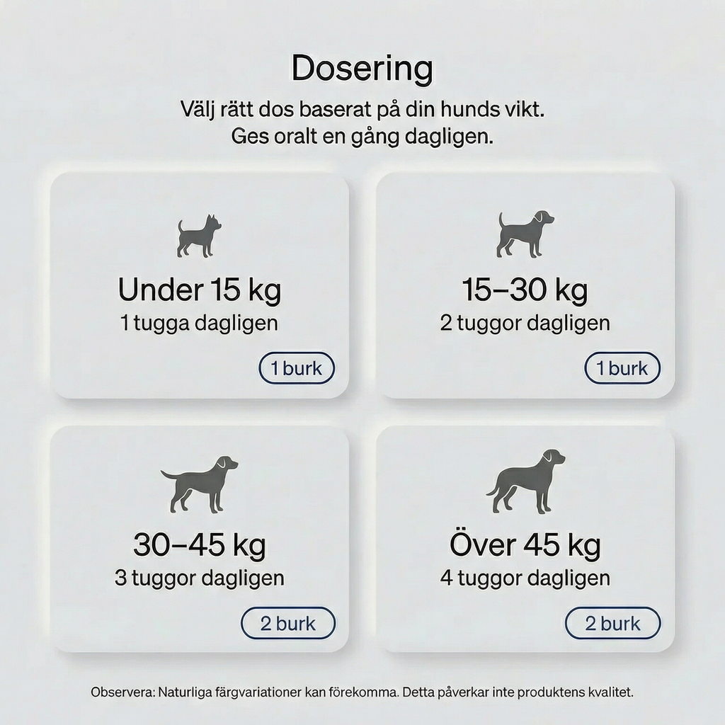 WEEM Skin & Coat Chews — Stöd för hud och päls hos hundar