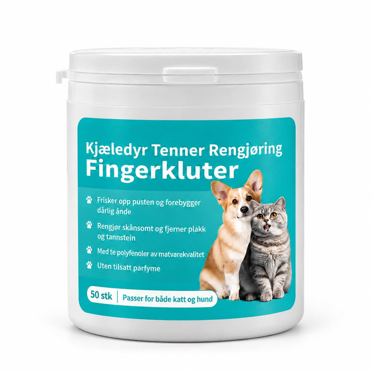 DentaWipes – Tannservietter for hund