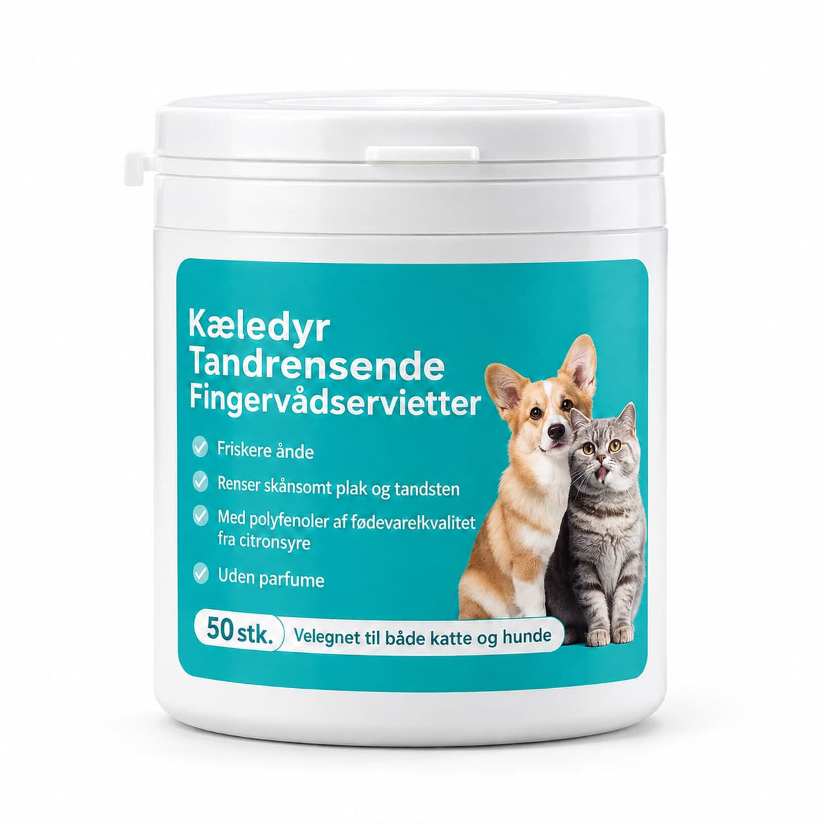DentaWipes – Tandservietter til hund