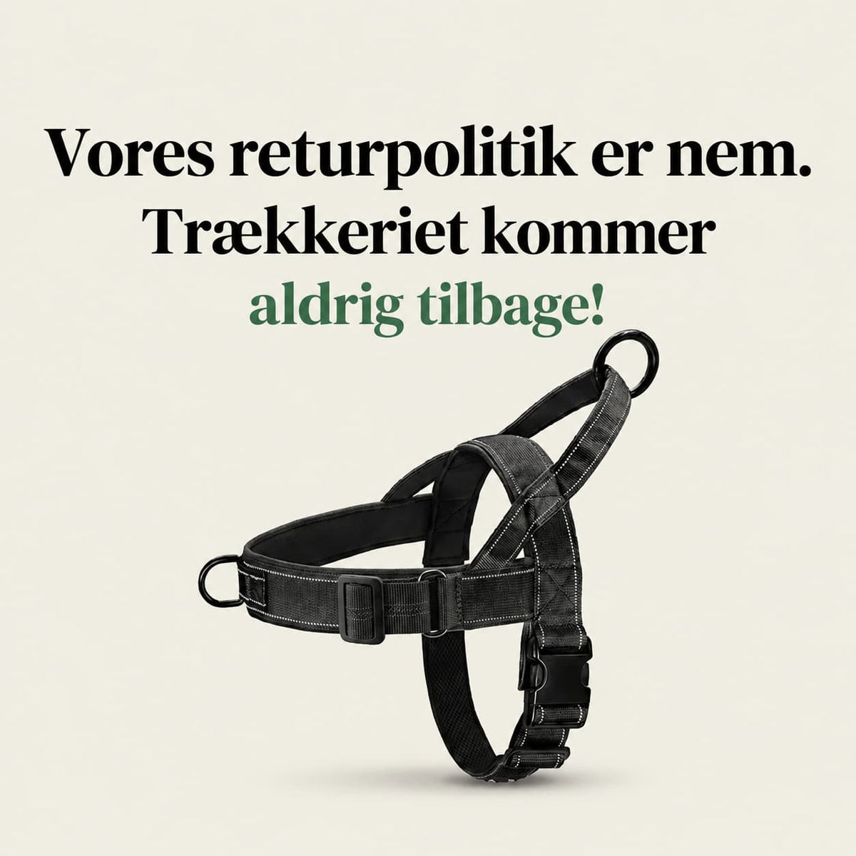 Antitræksele til hund