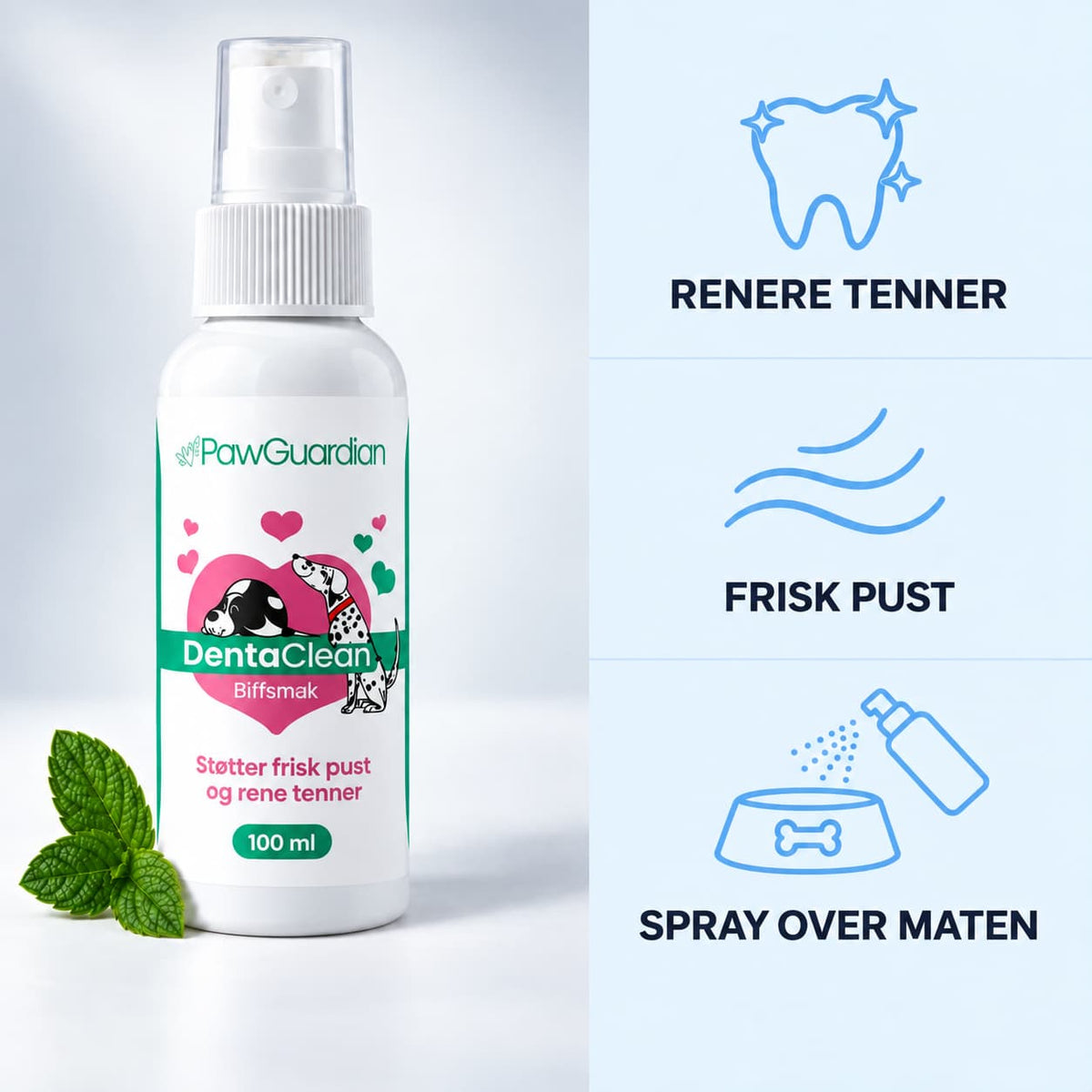 DentaClean- Tannpleiespray til hund