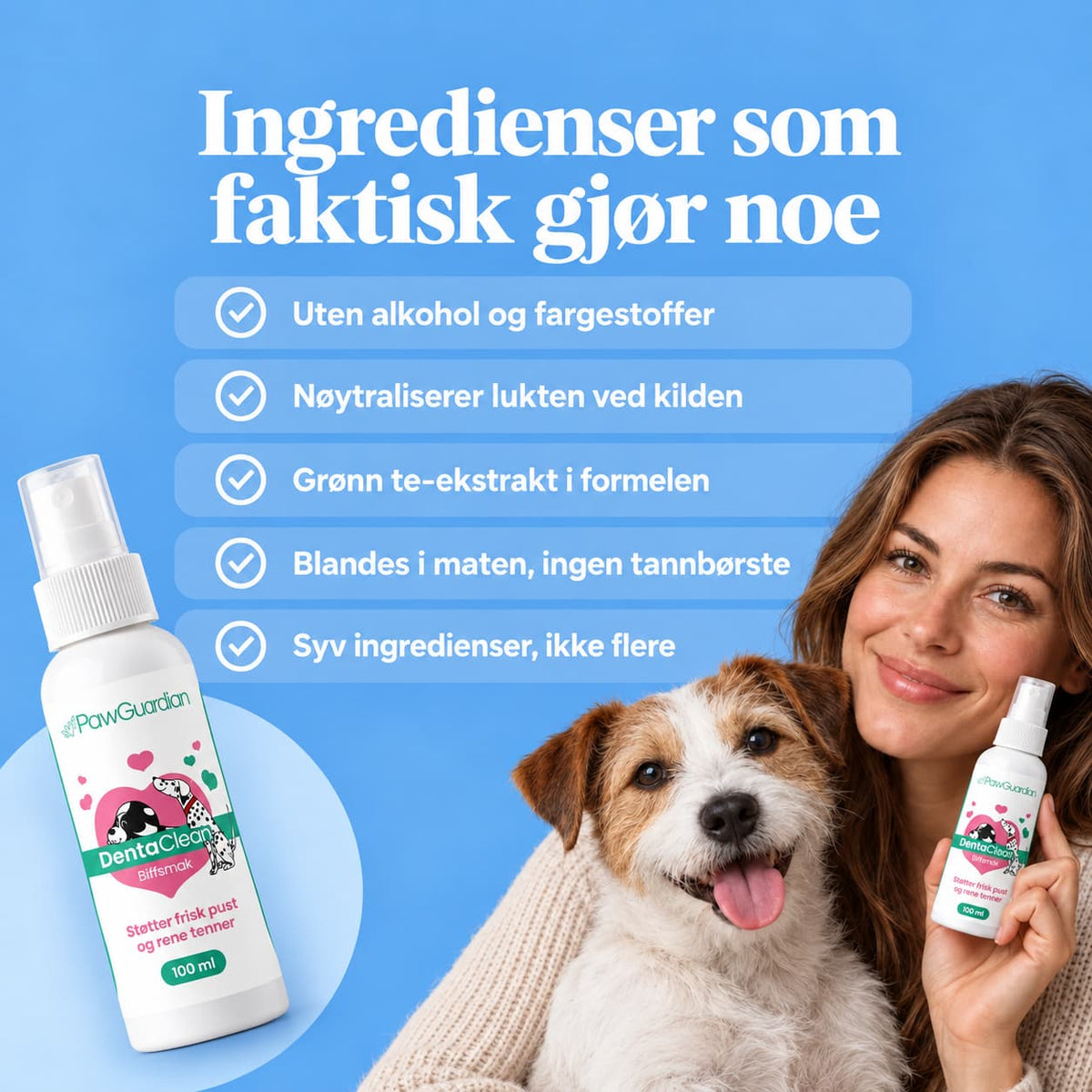 DentaClean- Tannpleiespray til hund