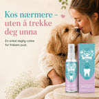 Tannpleiespray til hund
