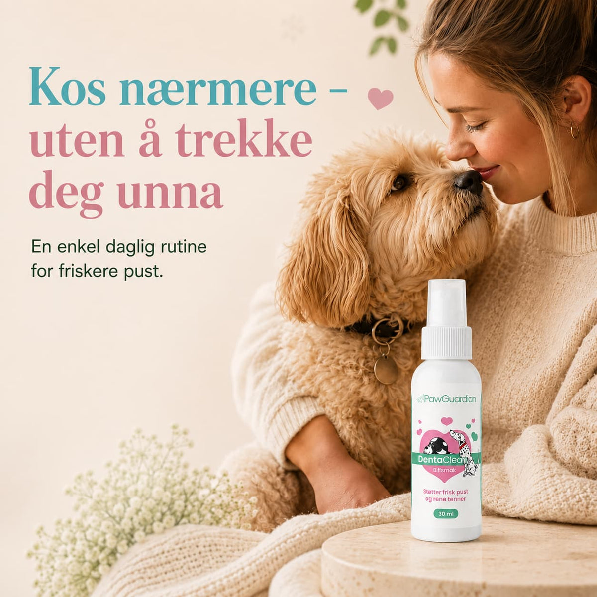 DentaClean – Kjøp 1, få 1 ekstra GRATIS (2 flasker)