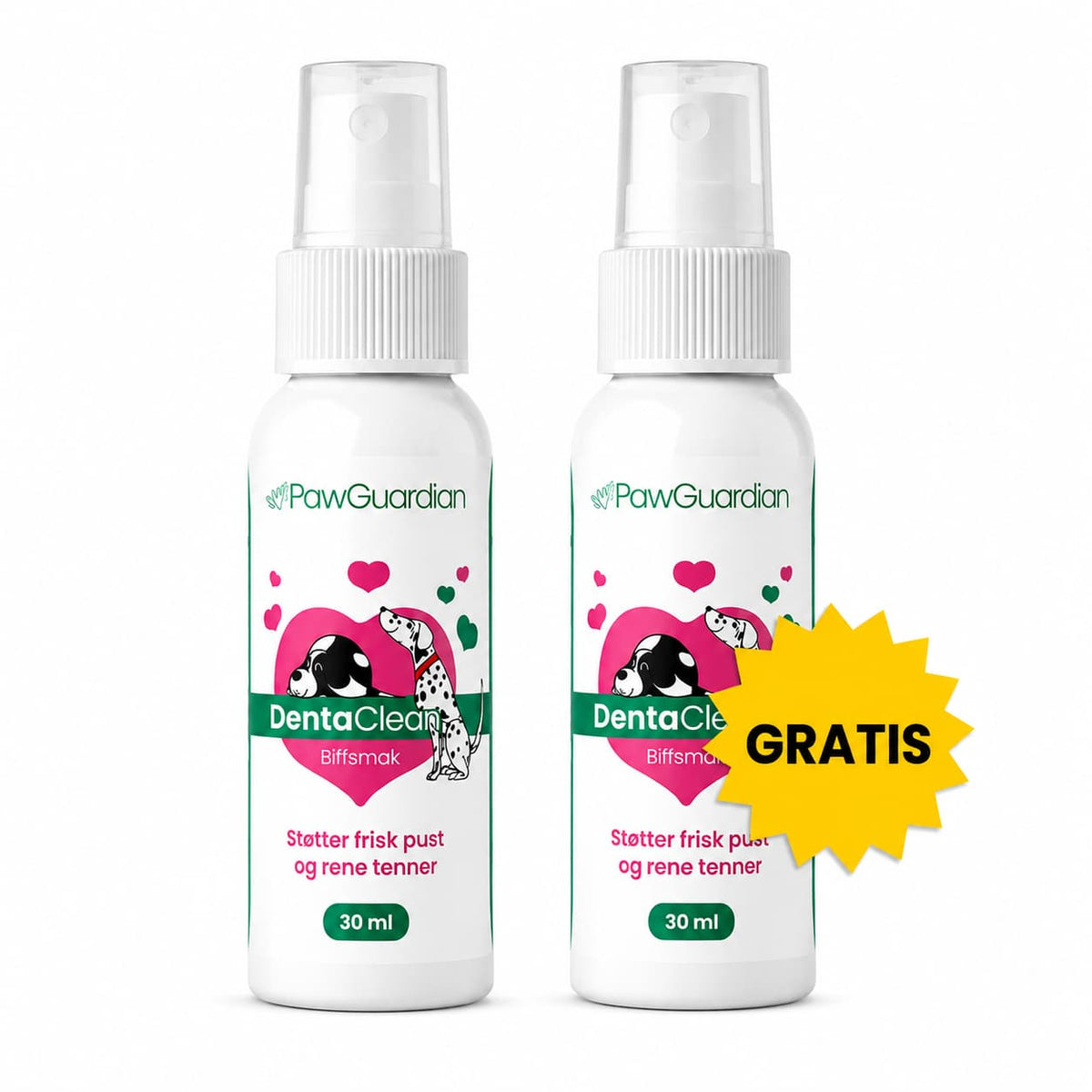 DentaClean – Kjøp 1, få 1 ekstra GRATIS (2 flasker)